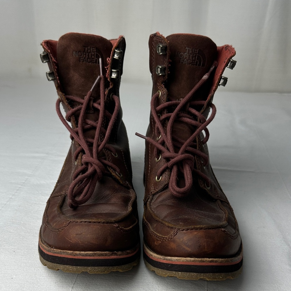The North Face Men's Dark Brown Leather Boots